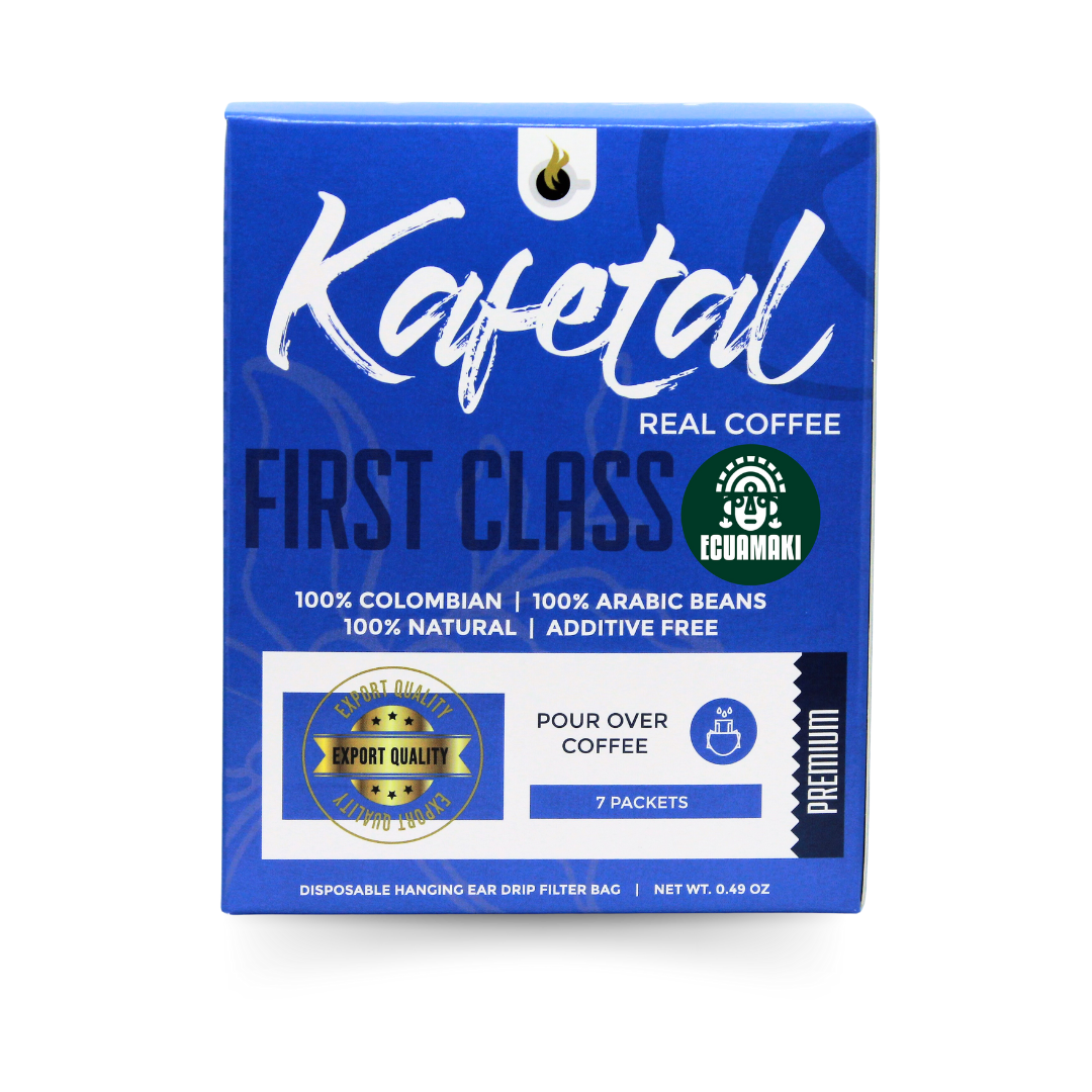 Café de filtro de primera calidad Ecuamaki Kafetal (7 paquetes)