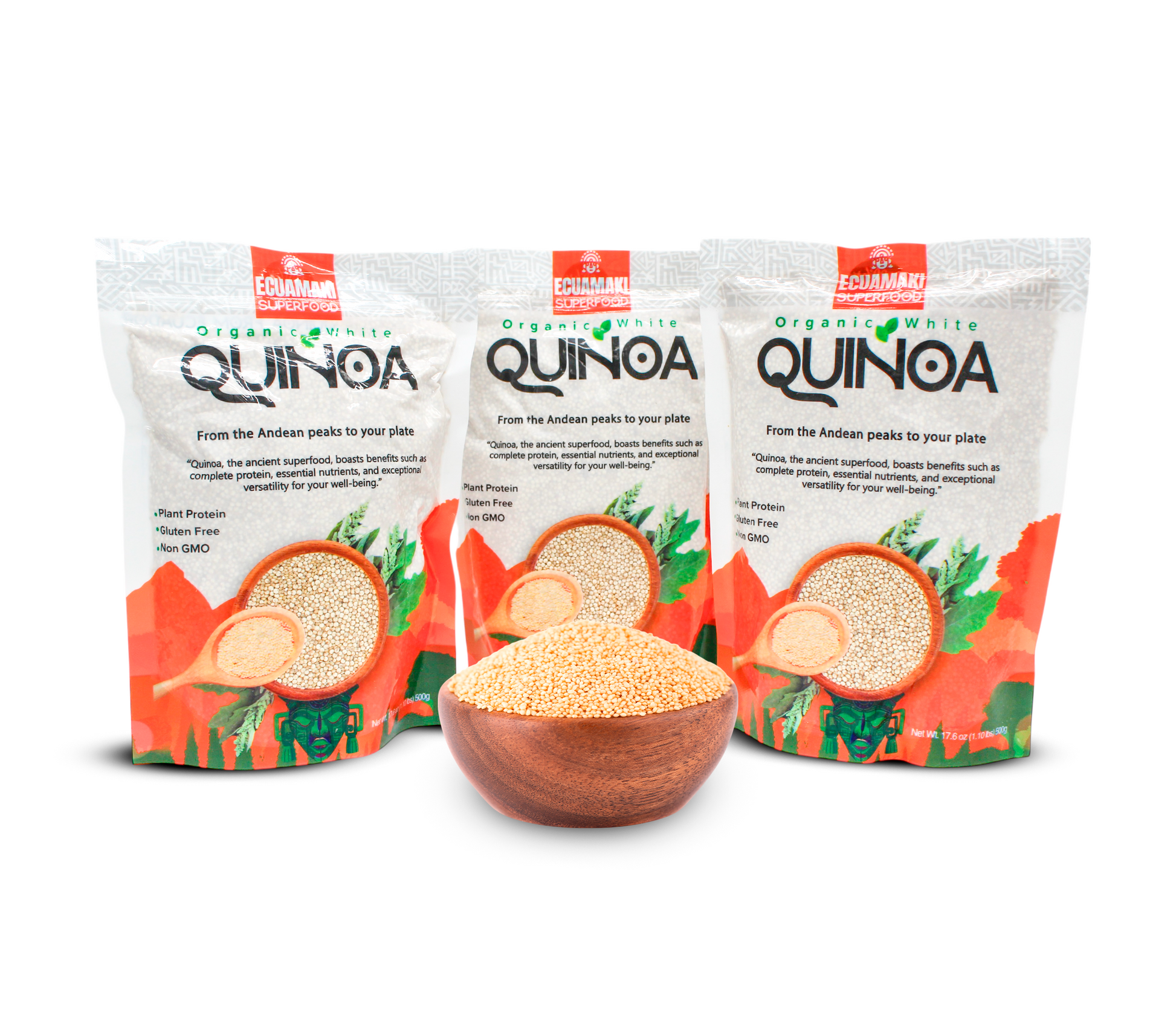 Quinua blanca orgánica Ecuamaki