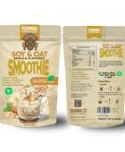 Batido de soja y avena con sabor a vainilla