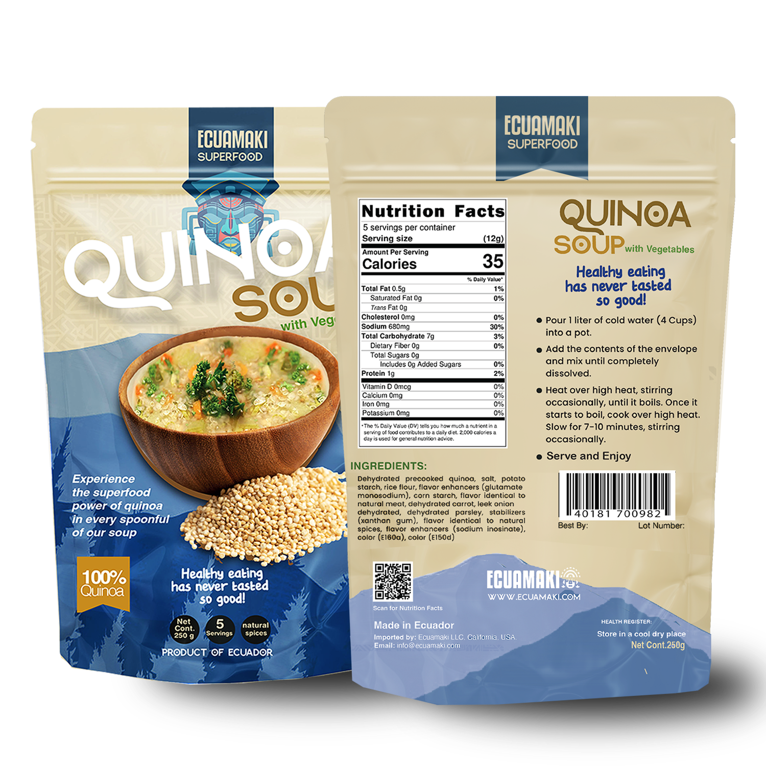 Quinoa Soup Mix with Vegetables